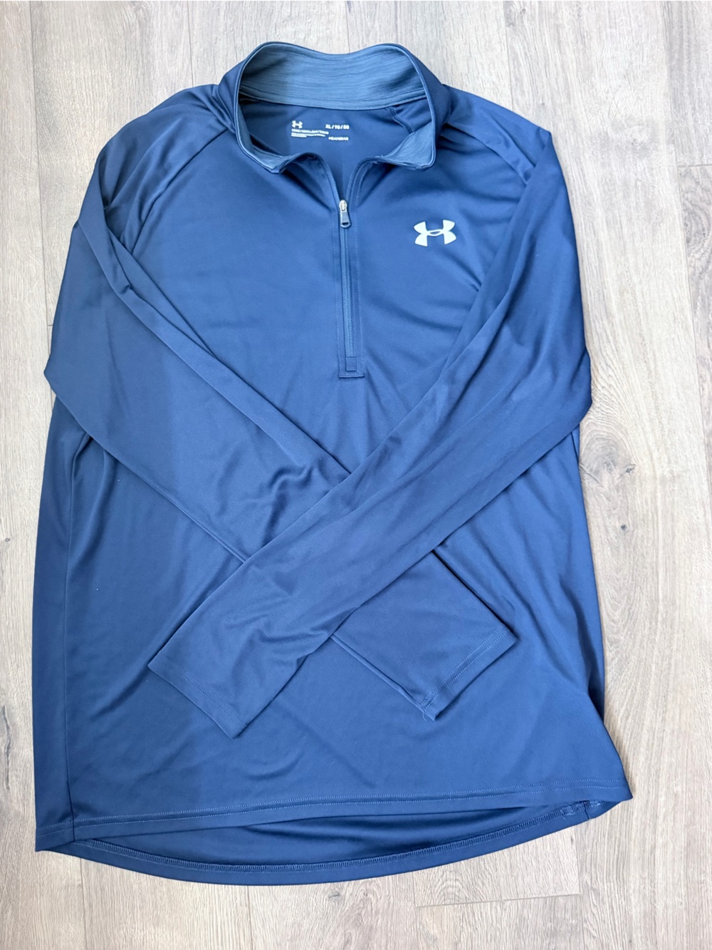 Under Armour Heatgear Deep Blue Half-Zip Performance Top